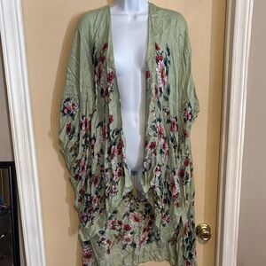 Moss Rose: Floral Kimono